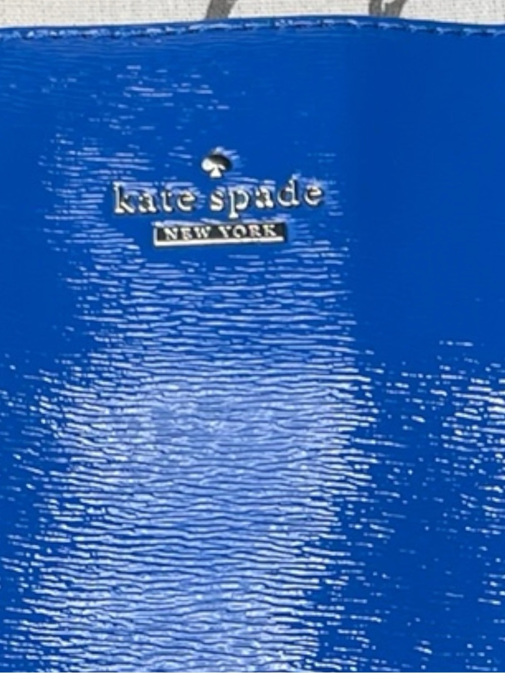 kate spade Blue Patent Leather Tote - Picture 2 of 13